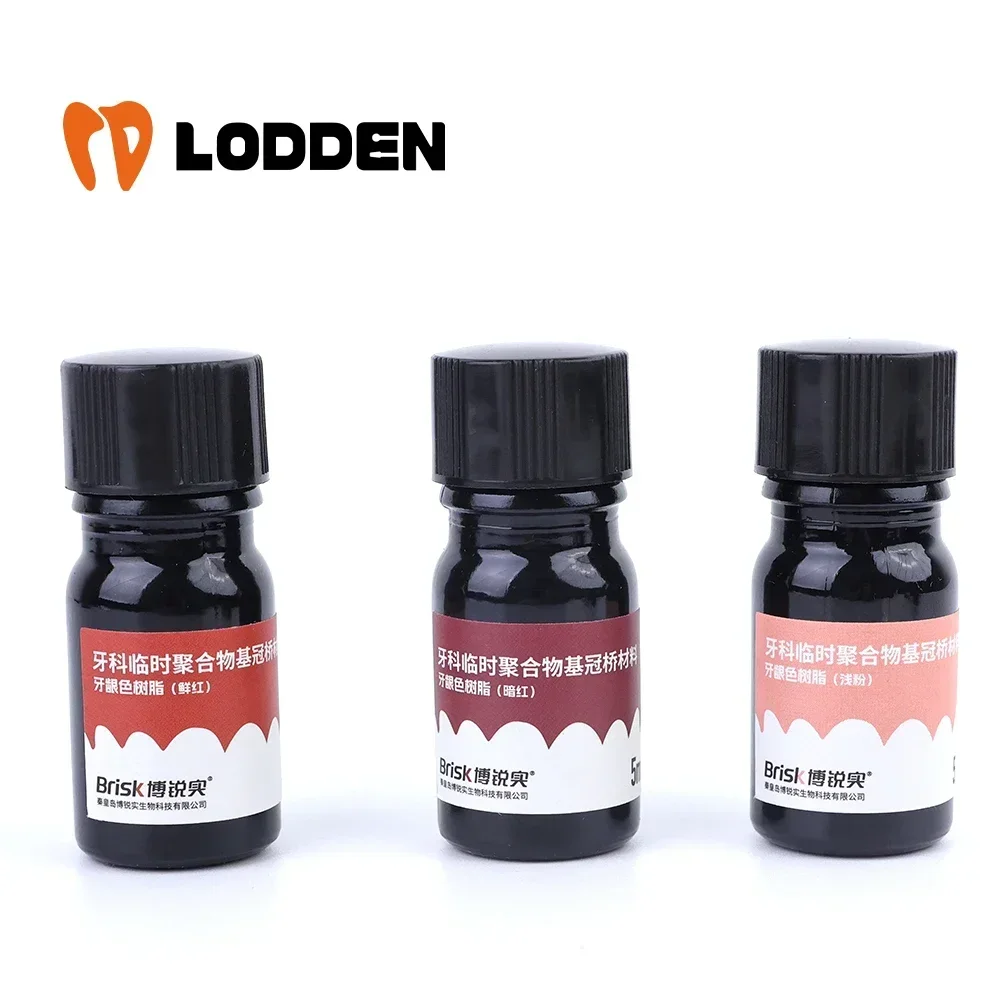 Lodden Dental Light Curing Stain Glaze Laboratorium dentystyczne Polimeryzowana porcelana Barwienie Tymczasowe materiały mostkowe na bazie