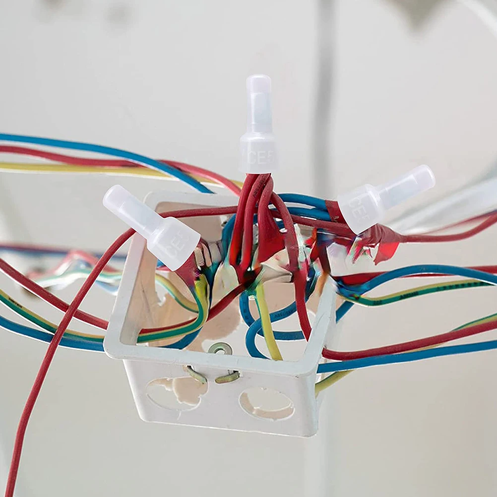 

1000Pcs Nylon Closed End Crimp Connectors Wire Terminals Electrical Connectors Insulated Wire Caps Crimp Ends