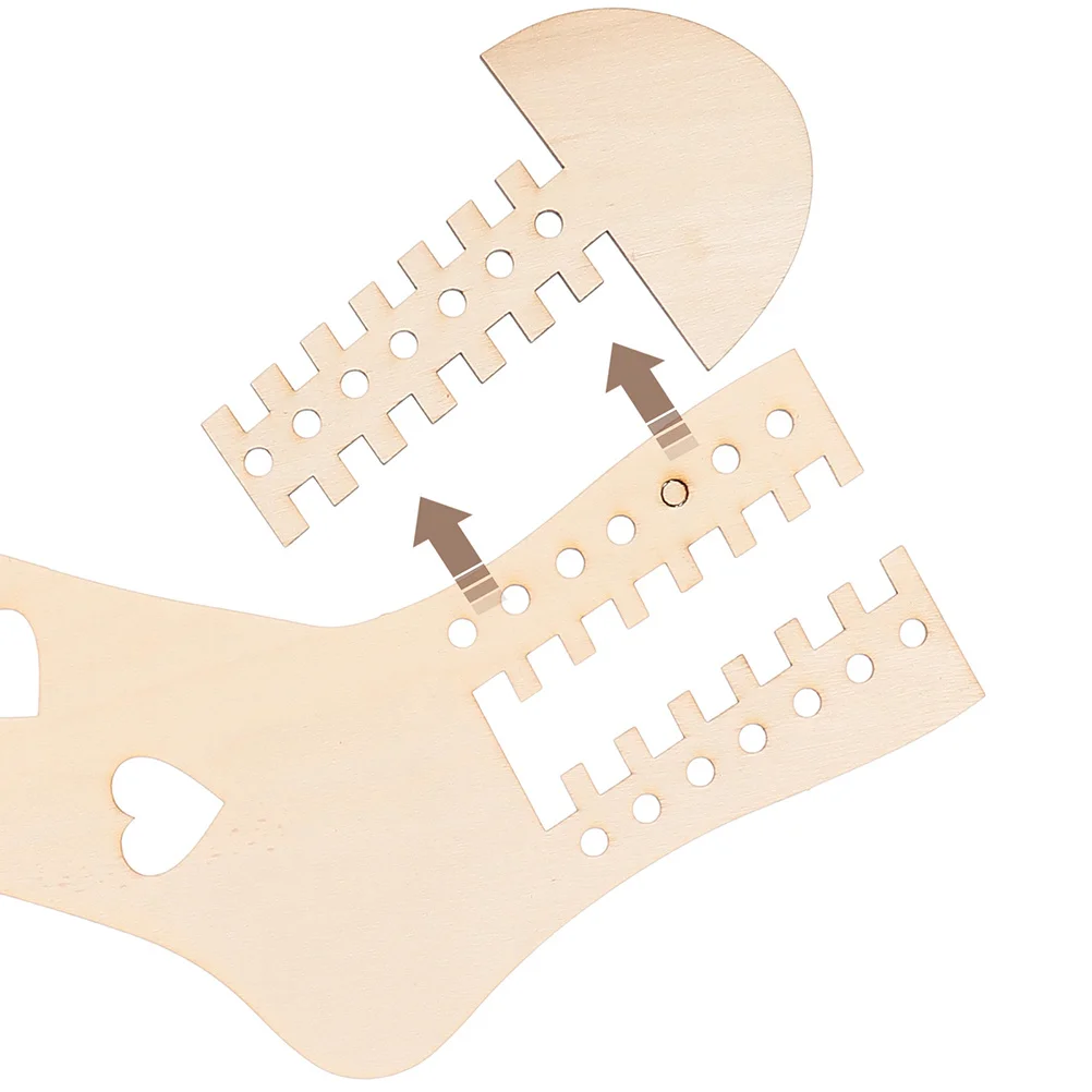 

4Pcs Wood Sock Blockers for Knitting Sock Blocking Forms DIY Hand Knitting Tools Smooth Edges for Perfect Shape and Size