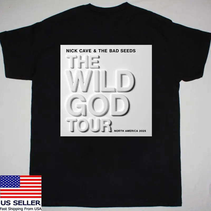 The Wild God Tour North America Nick Cave Bad Seeds T Shirt Full Size S 5Xl