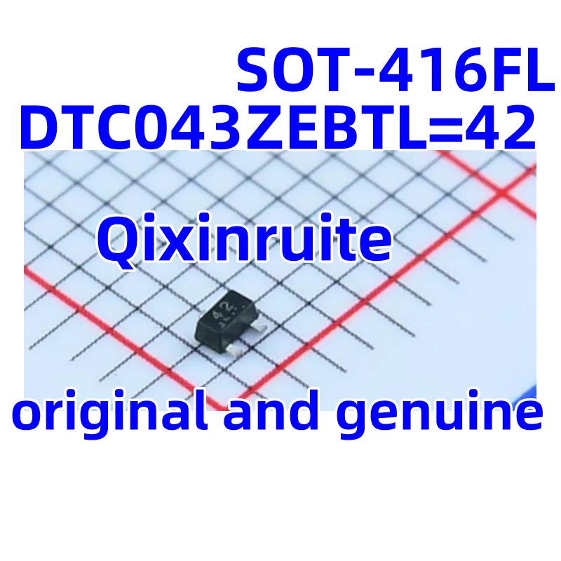 Qixinruite    Brand new original DTC043ZEBTL=42 50V-100mA-250MHz-150mW-surface mount EMT3F SOT-416FL bipolar transistor