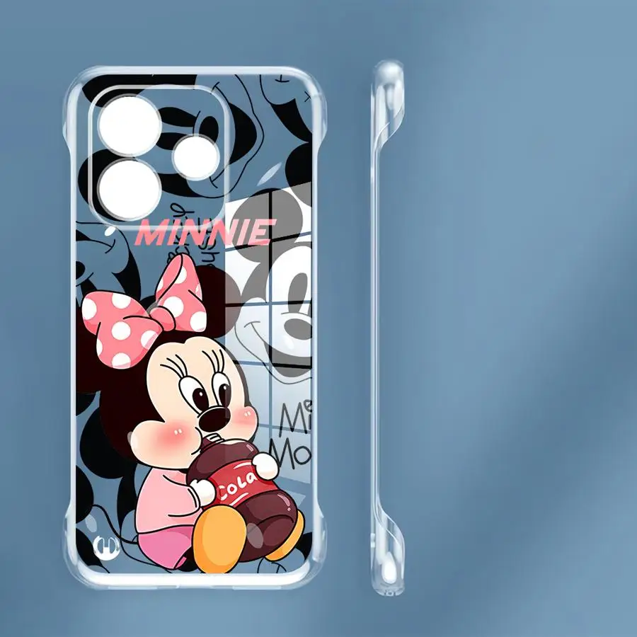 Disney Minnie Mickey Mouse Phone Case for Xiaomi Redmi Note 14ProPlus5G 14 13ProPlus 13 Pro 10Pro4G 12Pro5G TPU Soft Cover