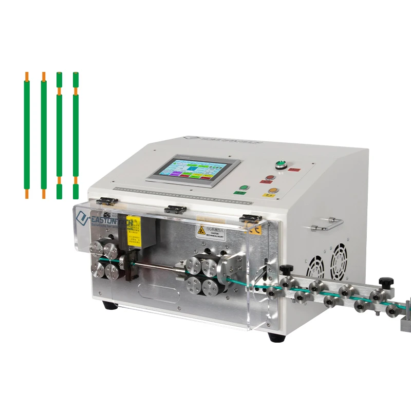 Factory outlet -05A+1 High Efficiency 16mm Max Wire OD Wire Cutting and Stripping with Conveyor Cable Manufacturing Equipment