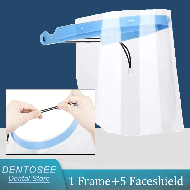 

Стоматологический щиток для лица, противотуманный, пылезащитный, полная защита лица со съемной крышкой для стоматолога, врача, стоматологической клиники