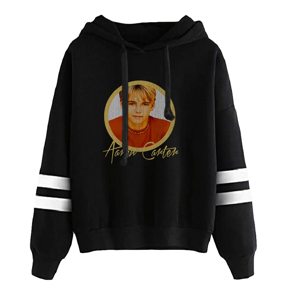 

Aaron Carter Rip Unisex Pocketless Parallel Bars Sleeve Sweatshirts Women Men's Hoodie Young Singer Rest in Peace Clothes