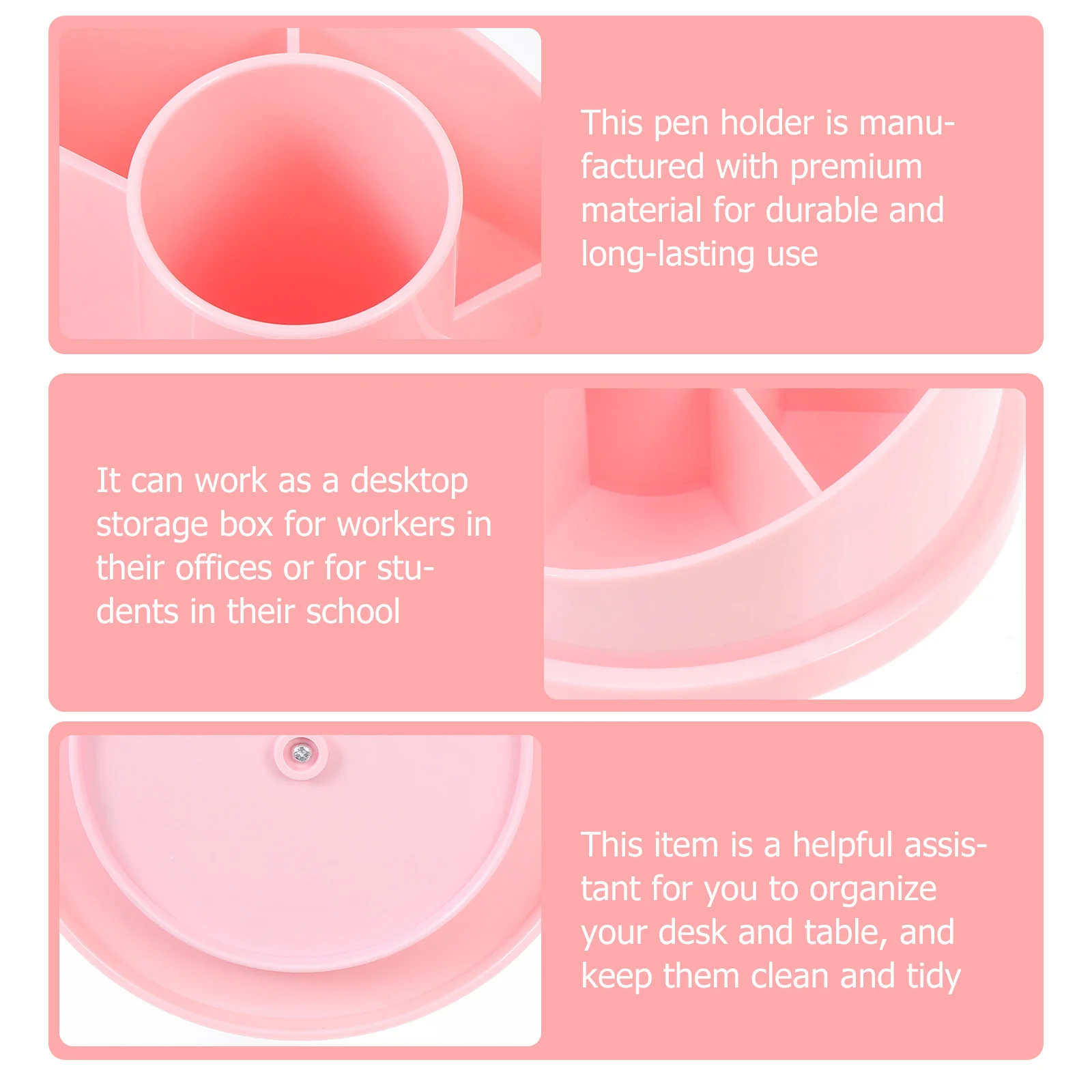 

Makeup Brushes Storage Box Drying Holder with Lid Make-up Desktop Container Pink Tools Cup