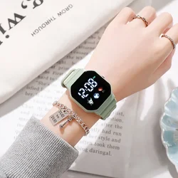 Reloj electrónico LED para niños, Relojes deportivos de moda para niños y adolescentes, Relojes de pulsera ligeros impermeables