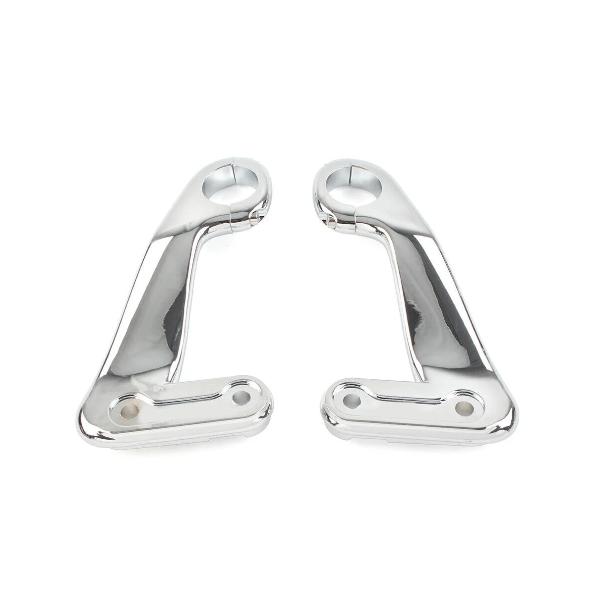 1Pair Plating Front Fairing Bracket Kit for Harley Road Glide 2010-2013 Motorcycle Hood Bracket Fairing Mount Support