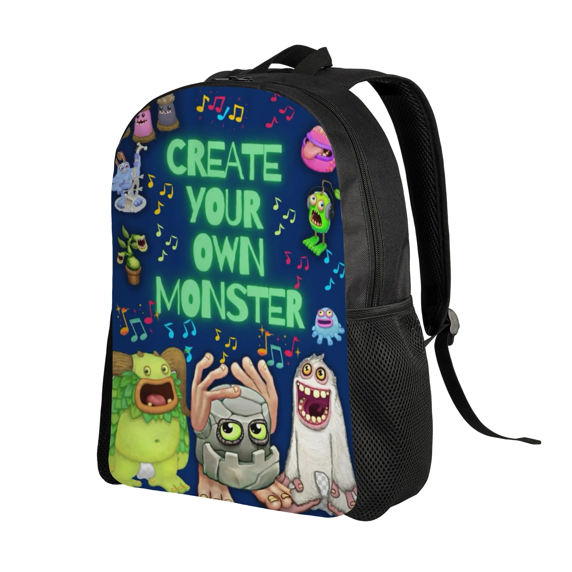 My Singing Monsters  Backpack Women Men  Large Backpacks Polyester Kawaii School Bags Workout Designer Rucksack