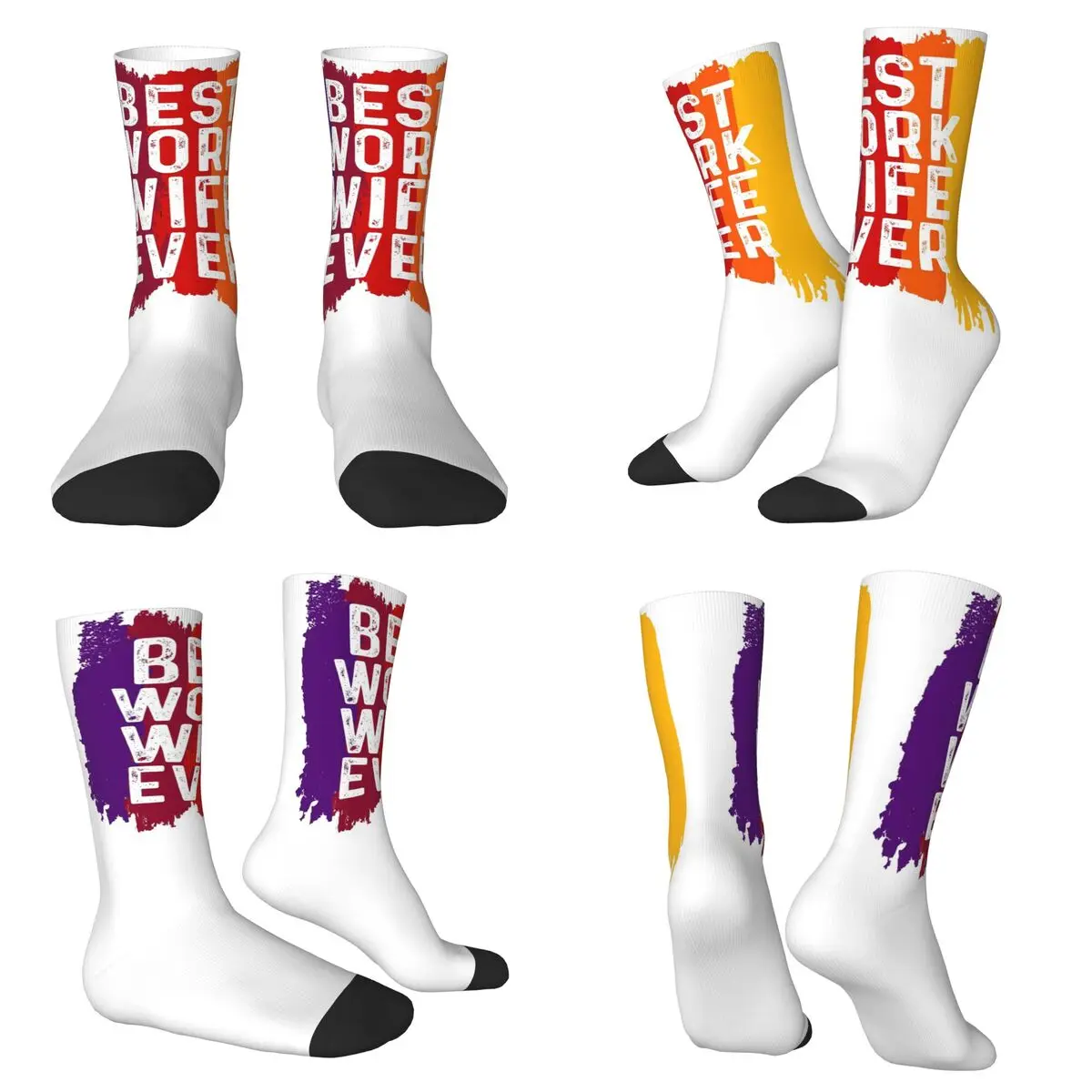 

Лучшие рабочие носки для жены в стиле Харадзюку, впитывающие пот чулки, всесезонные длинные носки, аксессуары для мужчин и женщин, рождественские подарки