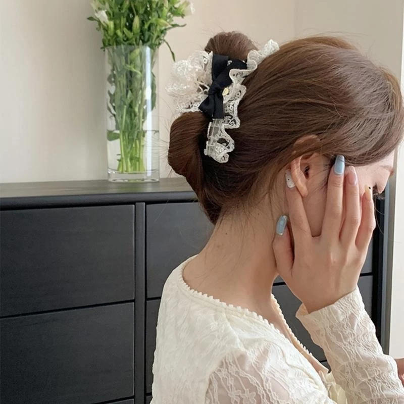 

Portable Teen Hair Claw French Flower Braids Ponytail Hair Clip 15UB