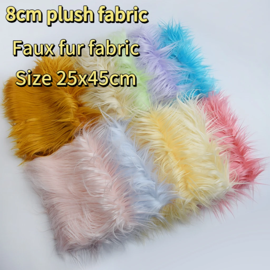 Sewbato Plush Fabrics Soft And Cozy 8 Cm Pile Length Soft Plush Fabrics Faux Fur Fabrics Faux Fur For Needlework