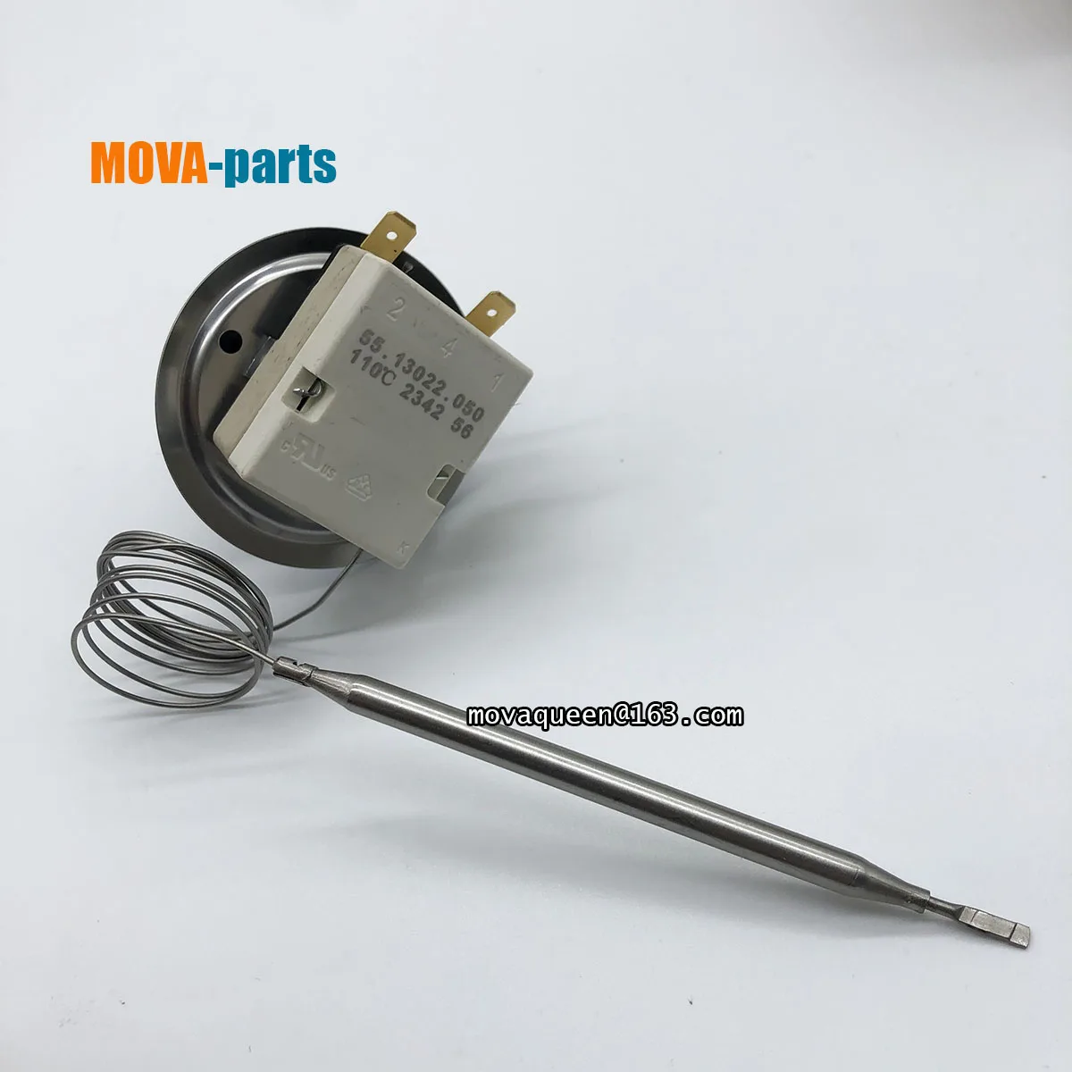 Griddle Oven Fryer Spare Parts Single-phase 30-110 Degrees Adjustable Temperature Control 55.13022.050 Thermostat With Knob