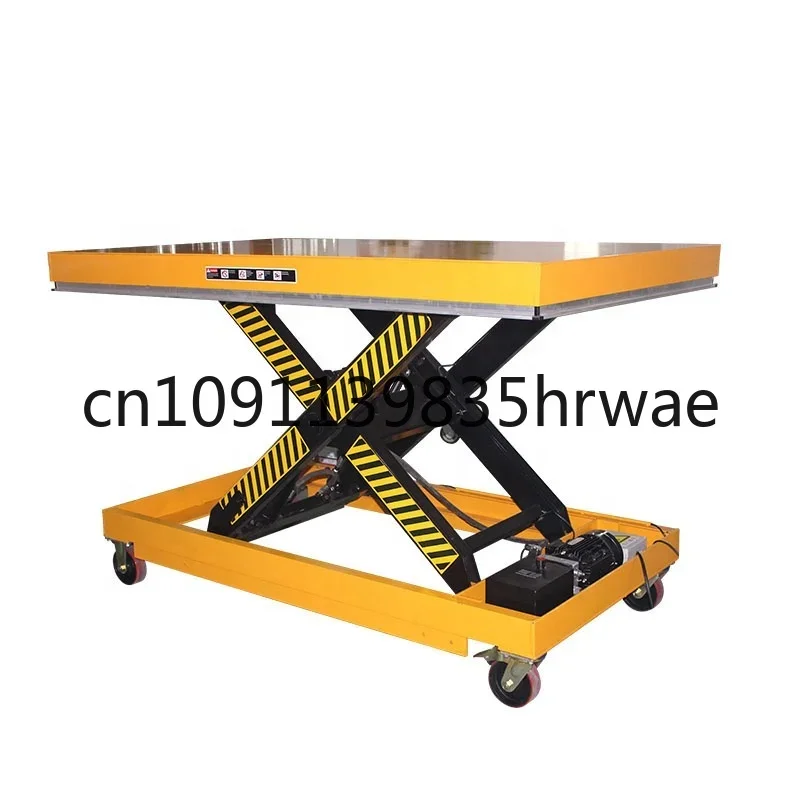 

Alison Movable Electric Hydraulic Portable Scissor Lift Tables with Wheels
