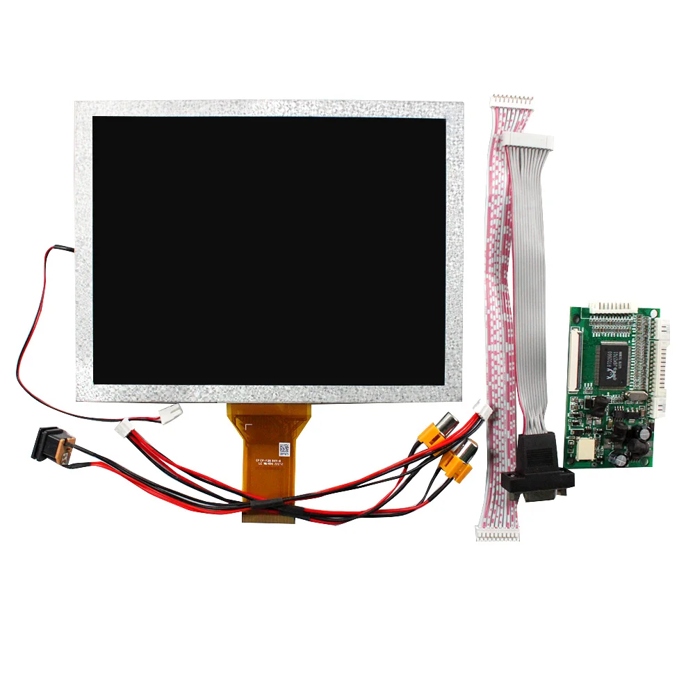 VGA 2AV Controller Board 50 pins with 8 inch EJ080NA-05A 800X600 4:3 LCD Screen