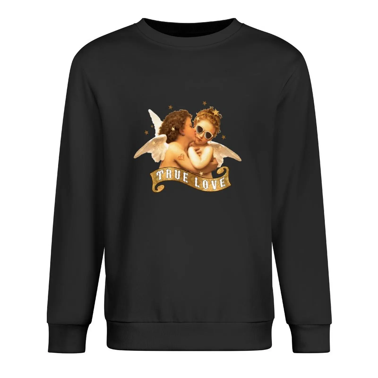 

true love Pullover men clothing blouse autumn men wear anime sweatshirt