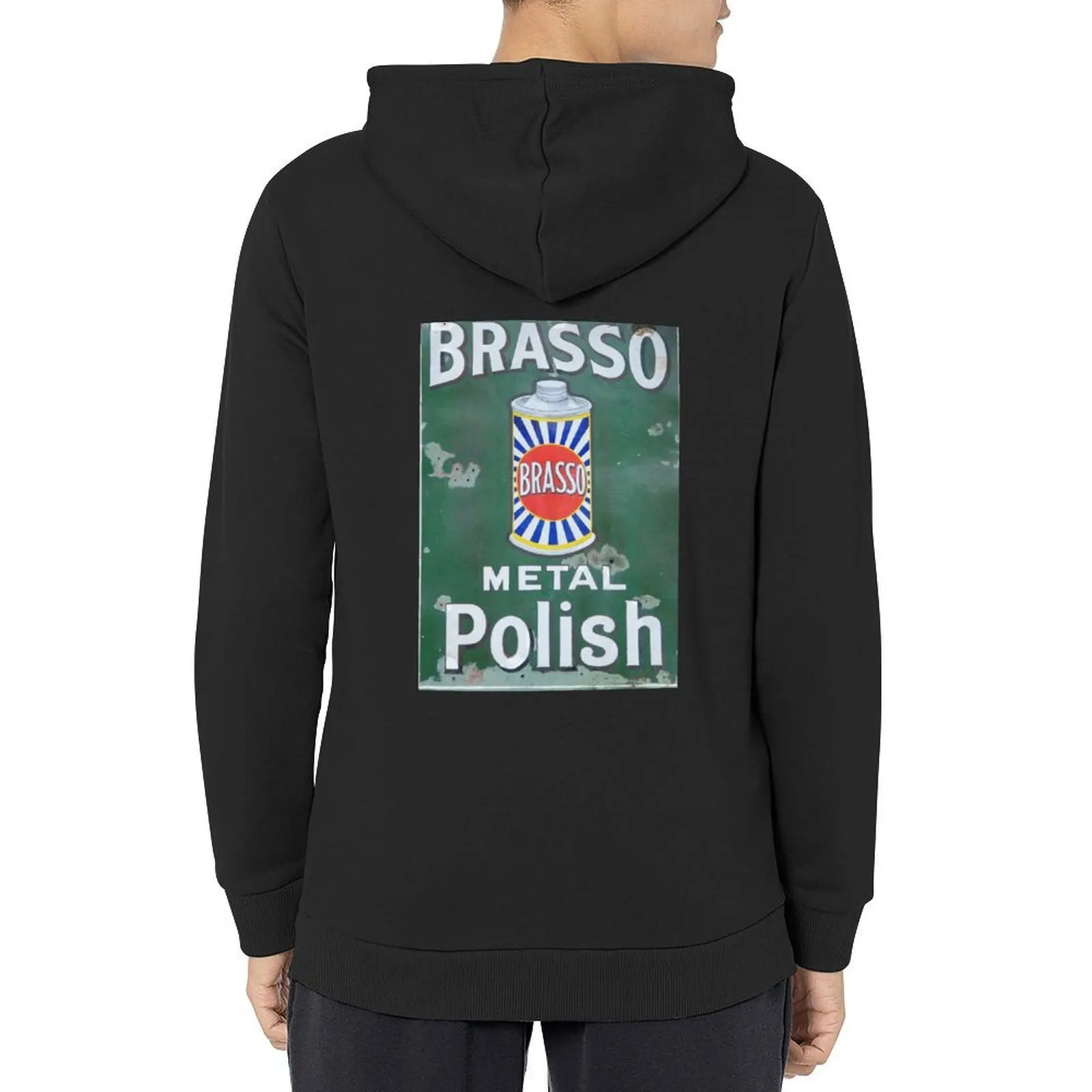 

Brasso Metal Polish old signage Hoodie men's coat mens clothing men's sweat-shirt men clothing hoodies and sweatshirts new