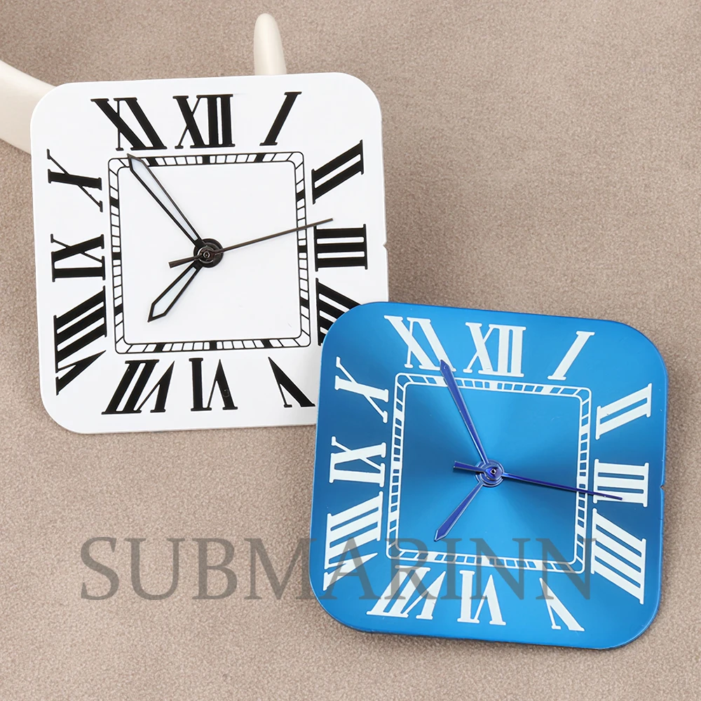 27mm NH35 Roman Dial Square Watch Mod Parts For Santos Nh35 NH36 NH38 Automatic Movement High Quality Watch Replacement Tools