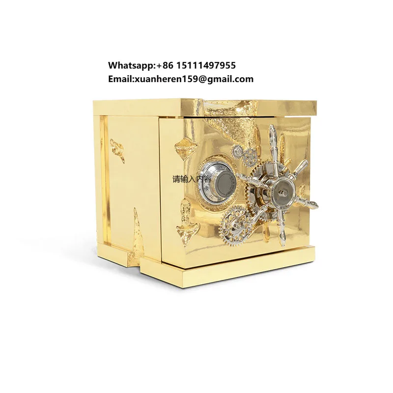 Luxury High-end Villa/mansion Metal Stainless Steel Safe, Password-protected Anti-theft Jewelry Storage Cabinet.