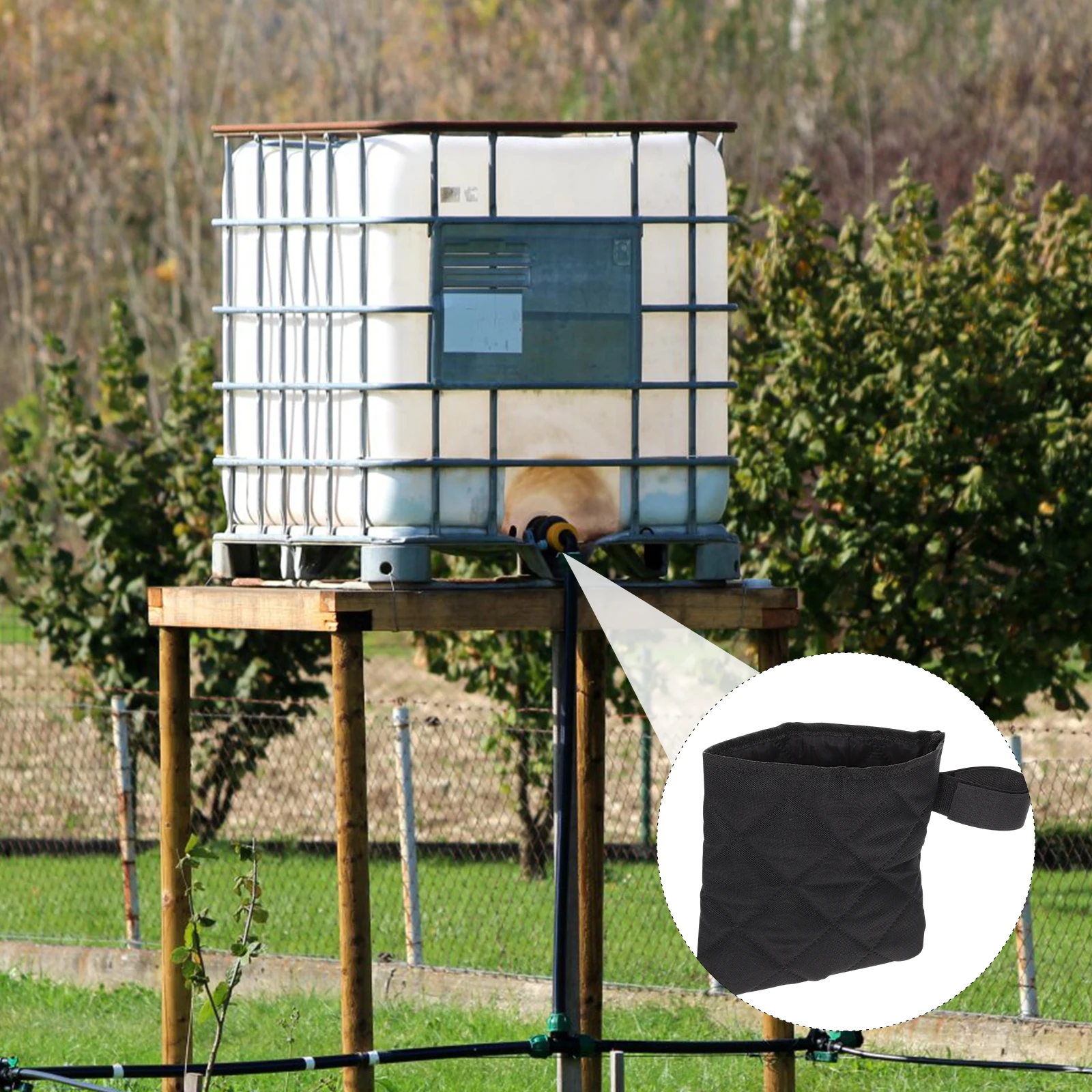 

Insulation Cover IBC Tank Tap Sock Water Spigot for Winter Covers Insulated Outdoor Cloth Spout