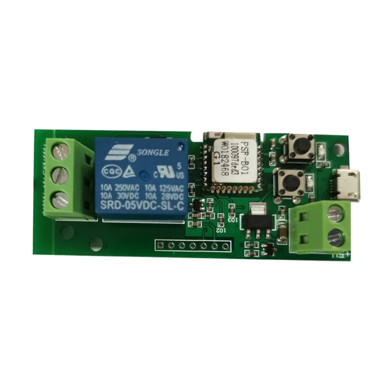 

Модуль Wi-Fi реле EWeLink USB DC5V для умного дома, управление через приложение, таймер, совместимость с Alexa