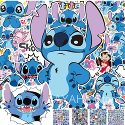 50/100PCS Disney Cartoon Cute Lilo Stitch Stickers per bambini fai da te Skateboard Laptop bagaglio impermeabile Kawaii Sticker decalcomanie giocattoli