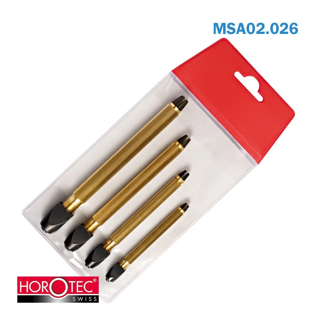 

Horotec MSA02.026 Pin Vice Set 4 Piece Square Head ø 0-1.8 0-2.8 0-3.5 0-5.00