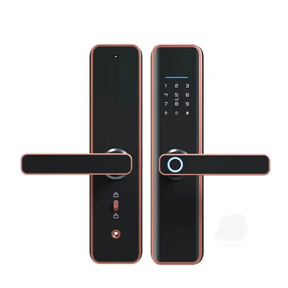 

App Controlled Smart Door Lock Wifi Tuya Security Access Biometric Fingerprint Door Lock Digital Keyless Electronic Door Lock