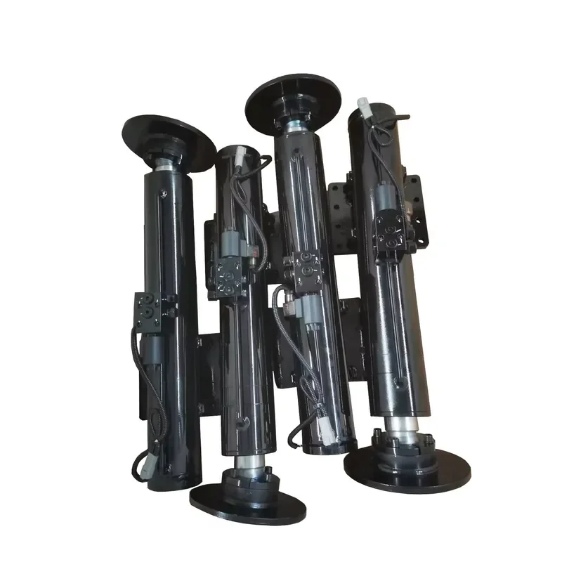 Heavy Hydraulic Outriggers for Crane/Excavator/Truck | Hydraulic Stabilizer Legs | Telescopic Support Jack Leg