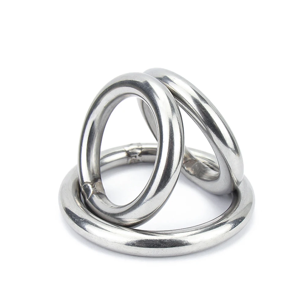 304 roestvrij staal naadloze ronde O-ring solide tuigage mariene boot hardware huisdier yoga hangend duurzaam corrosiebestendig (multi