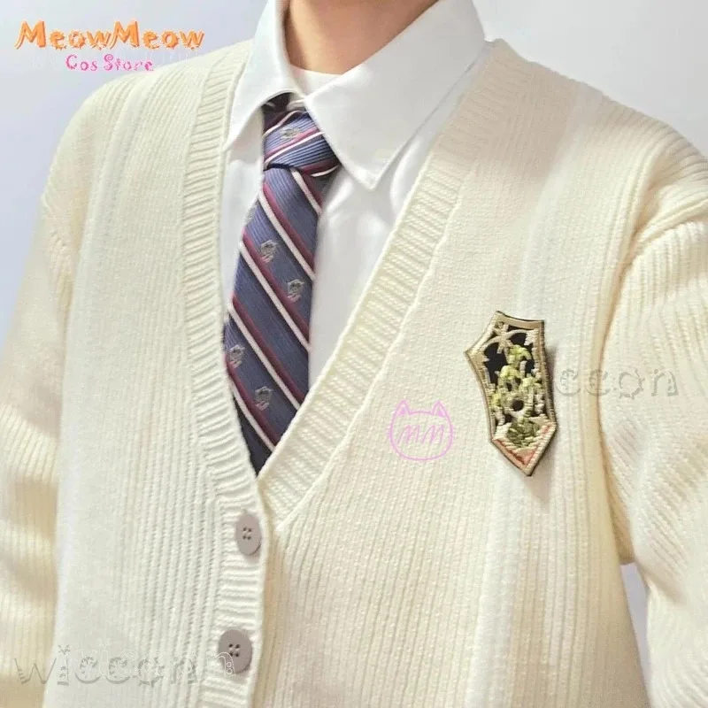 

Love and Deepspace Xavier Same Style Costume Sweater Cardigan Coat Men Women Winter Clothes Daily Couple Suit Outfit Cosplay