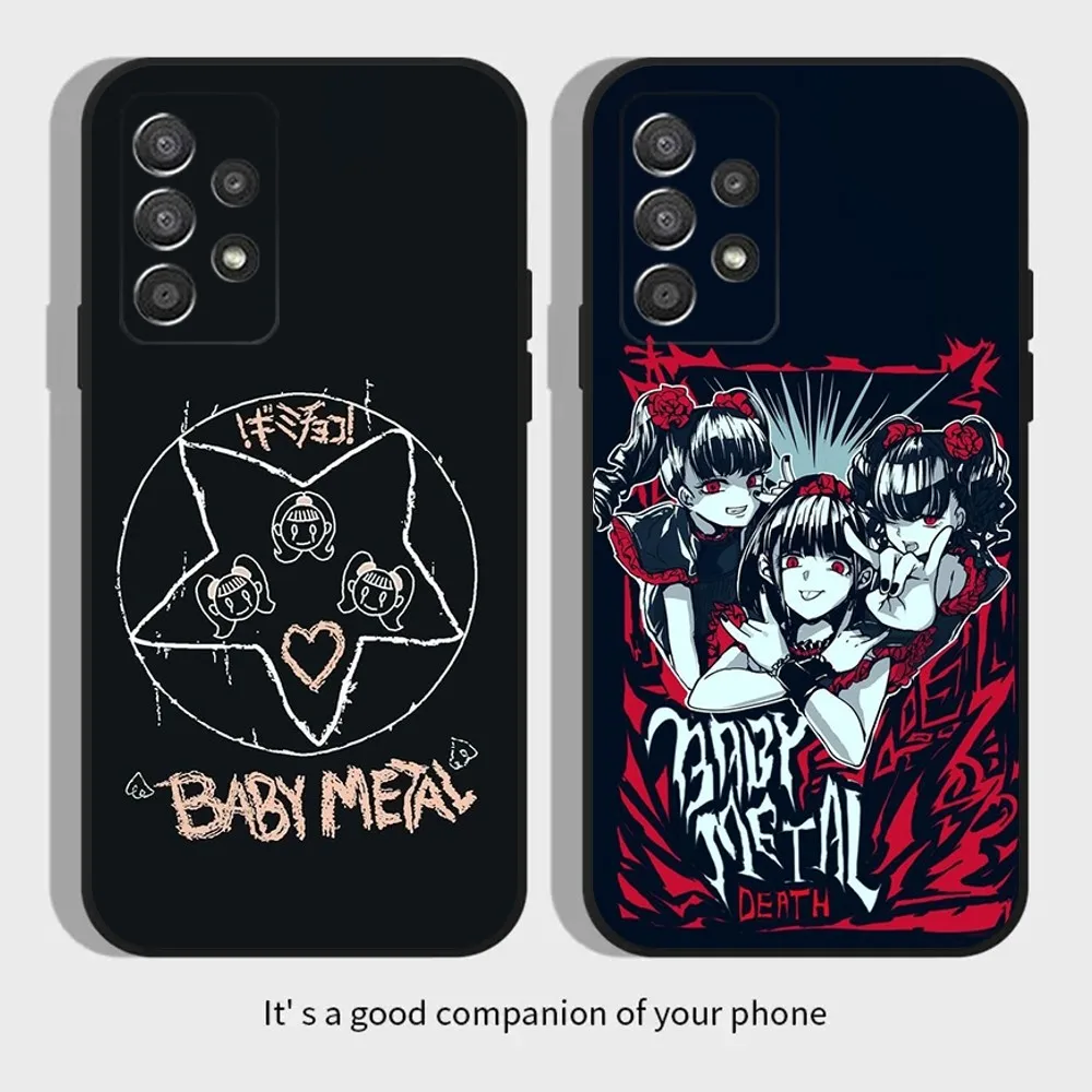 Singer B-Babymetal Phone Case For Samsung Galaxy A13,A21s,A22,A31,A32,A52,A53,A71,A80,A91 Soft Black Cover