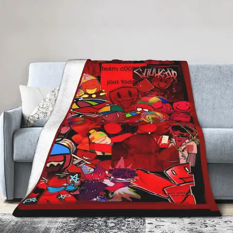 मजेदार गेम c00lkidd प्रिंट कंबल यात्रा कार्यालय फलालैन फेंक कंबल सोफे कुर्सी के लिए गर्म नरम डिजाइन गुणवत्ता बेडस्प्रेड 8 best sales सर्दियों का कंबल - №3