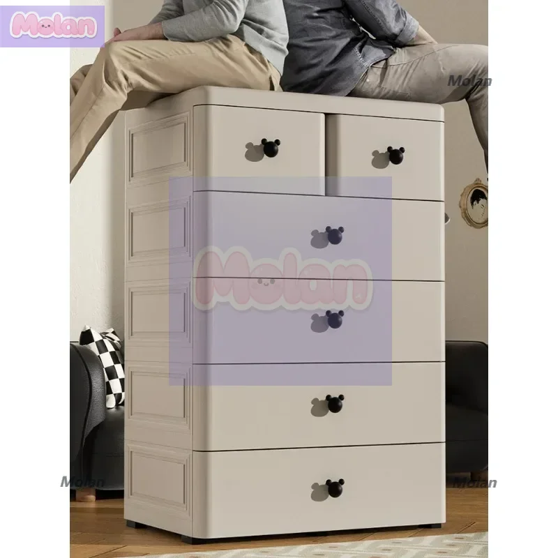 

21N70cm storage cabinet drawer type multi-layer living room locker children's wardrobe locker five buckets household baby