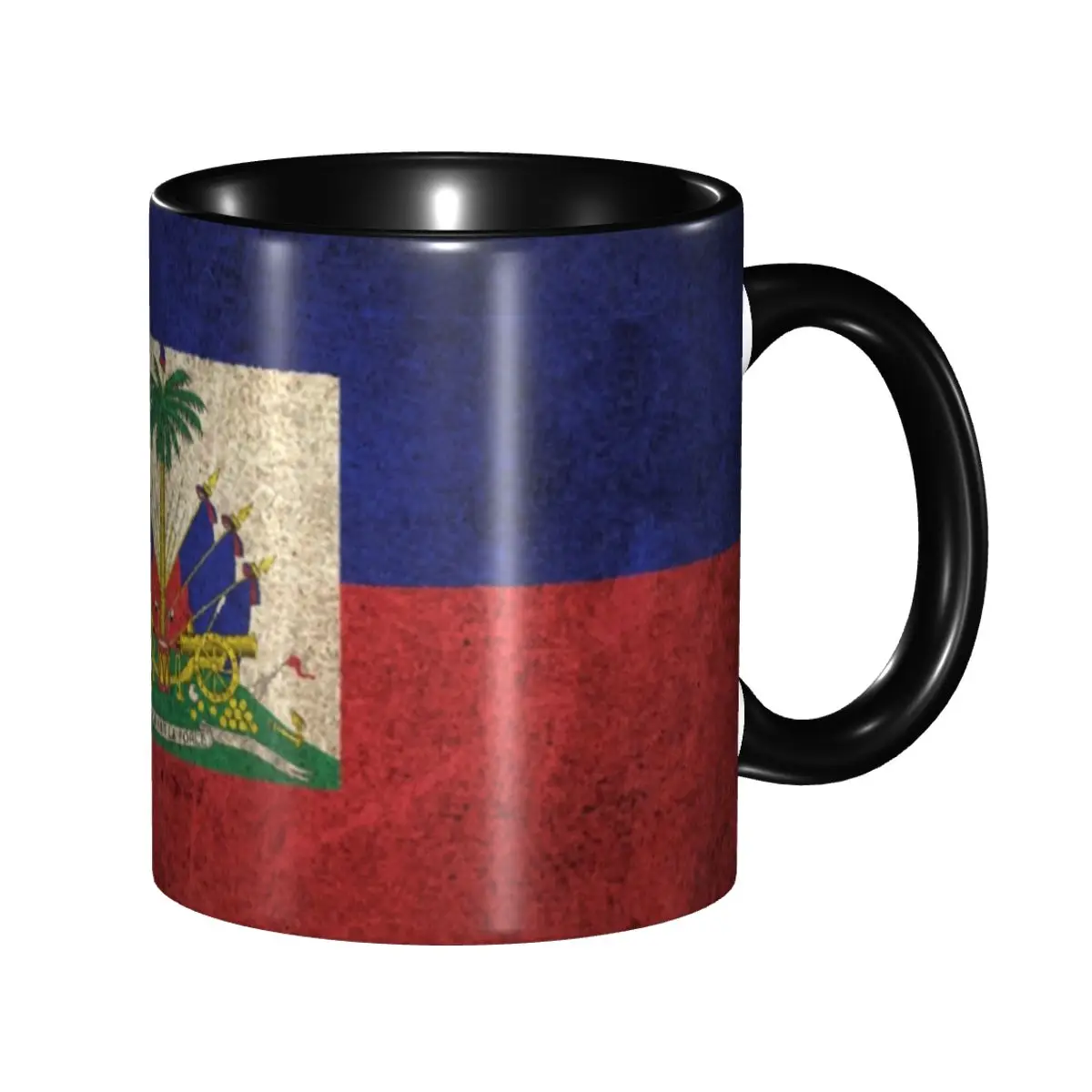 

Personalized Haiti Flag Mugs DIY Ceramic Tea Milk Coffee Cup