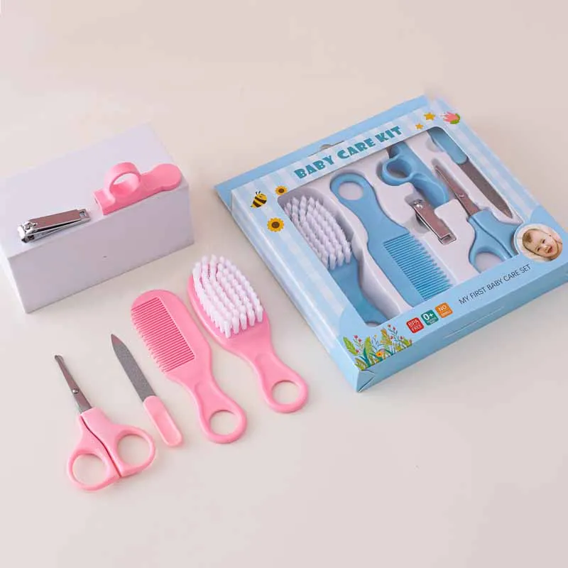 

6 шт., набор для ухода за ребенком, расческа для волос, набор кистей для ухода за ногтями, триммер, ножницы, машинка для стрижки, гигиенический набор, наборы инструментов для ухода за здоровьем для малышей, подарок