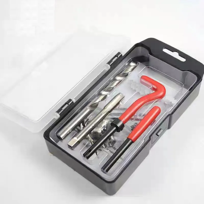 15 Piece Thread Sleeve, Screw Hole, Thread Repair, Sliding Screw Repair Hole, Automotive Repair, Sliding Tooth Tool Set