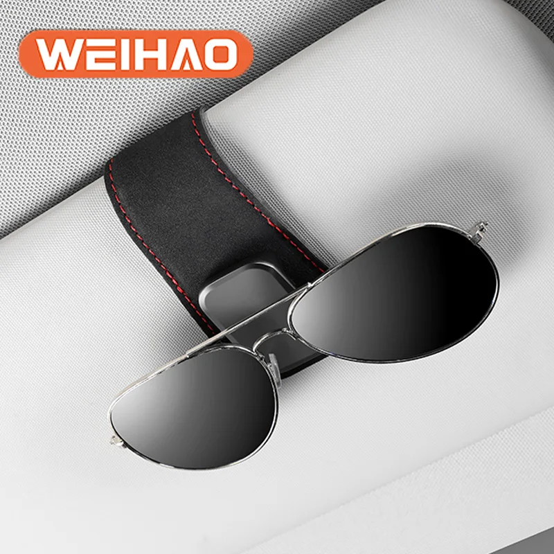 New Car Interior Glasses Case Sun Visor Hold Multifunctional Universal Placing items Beautiful And Dur Popular Item Five Colors