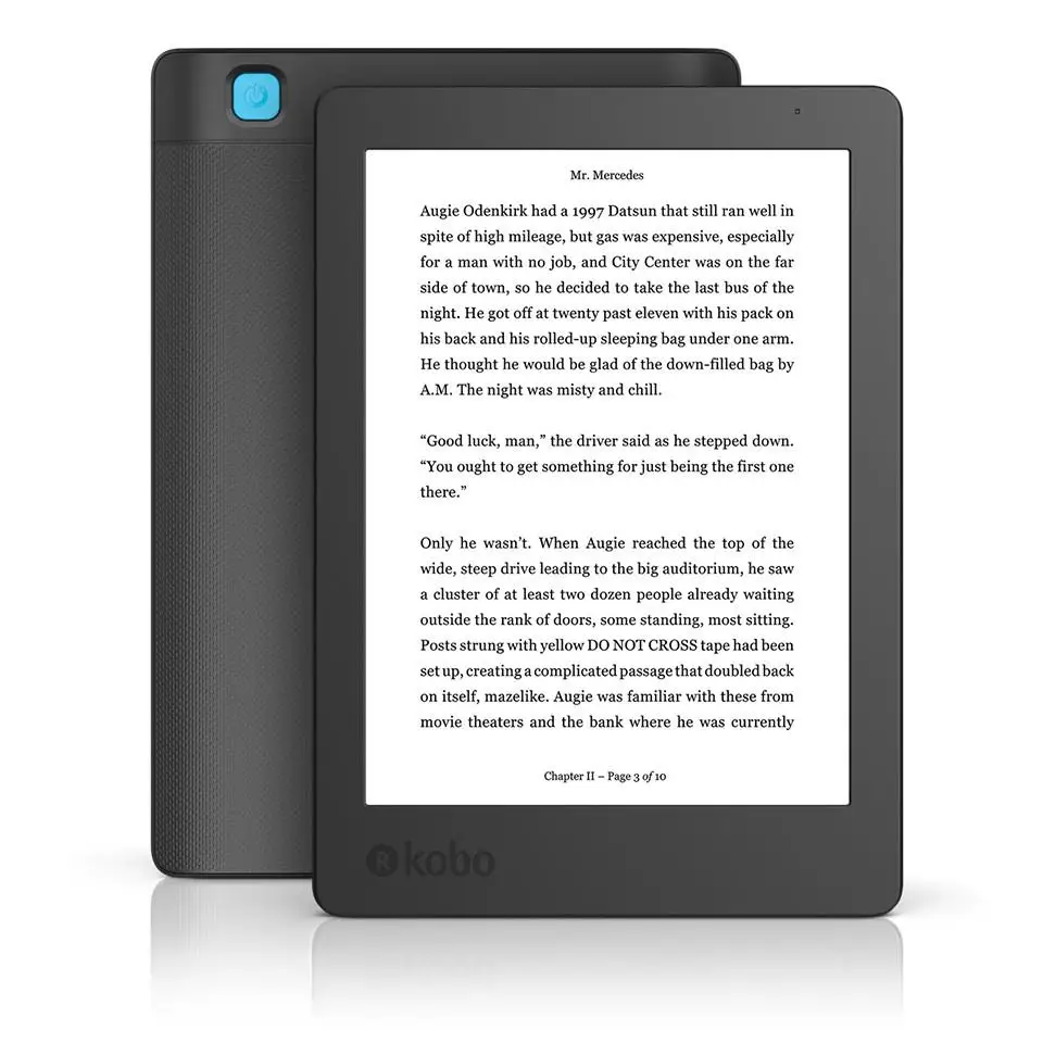 Kobo-電子書籍リーダー,aura edition 2,carta e-ink,6インチ,解像度1024x758,ライト212 ppi,wifi,4gbメモリ