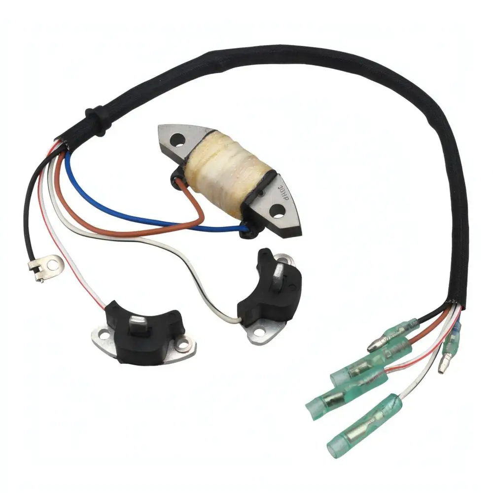 Outboard Motor Charging Coil Assembly For Yamaha 2T 25 30HP Marine Engine Electrical Parts Replacement 69P 85541 Ignition