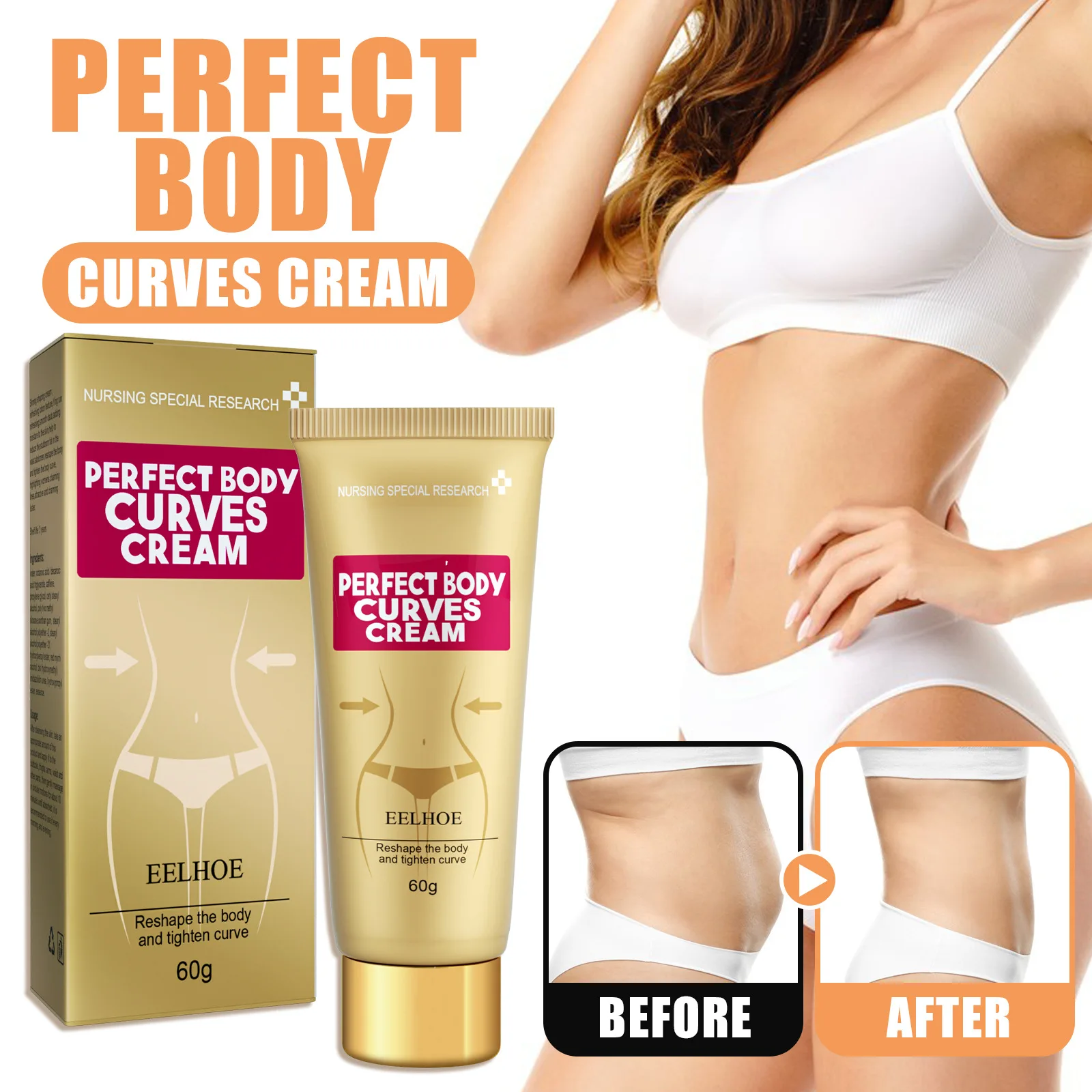 Body Slimming Massage Cream Reduce Belly Thigh Cellulite Thin Arm Waist Leg Burner Abdomen Shaping Fat Firming Tightening Cream