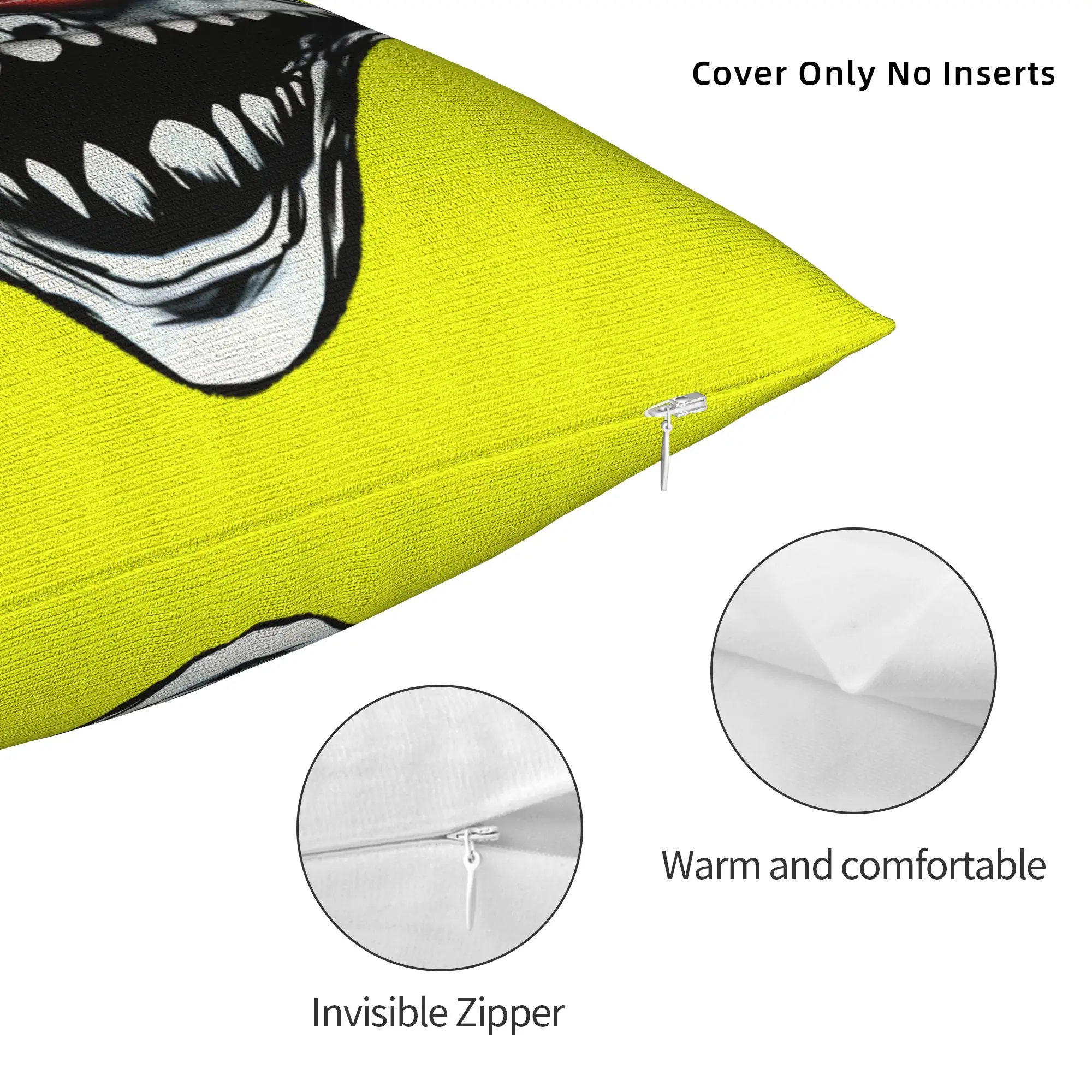 Printing Evil Troll Face Meme Funny Pillowcase Polyester Cushion Cover Decor Horror Humor Pillow Case Cover Home Dropshipping