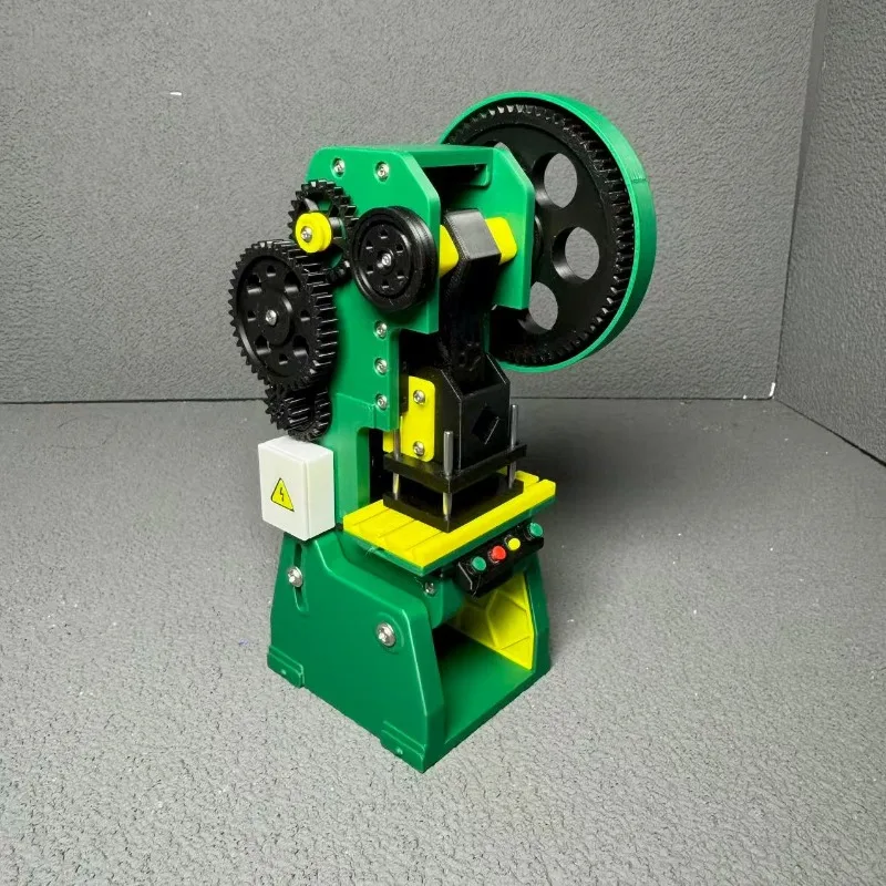 3d-printed-motorized-mechanical-punch-press-model-electric-movable-engineering-toy-gift-for-boys-stem-educational-model-kit