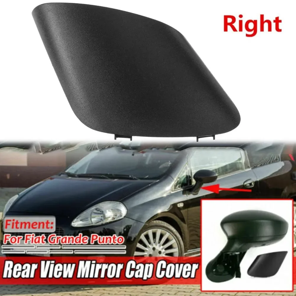 غطاء غطاء برغي لمرآة السيارة الخارجية للشاحنة 735596884   مجموعات بلاستيك ABS مناسبة لشركة فيات غراندي بونتو 05-20