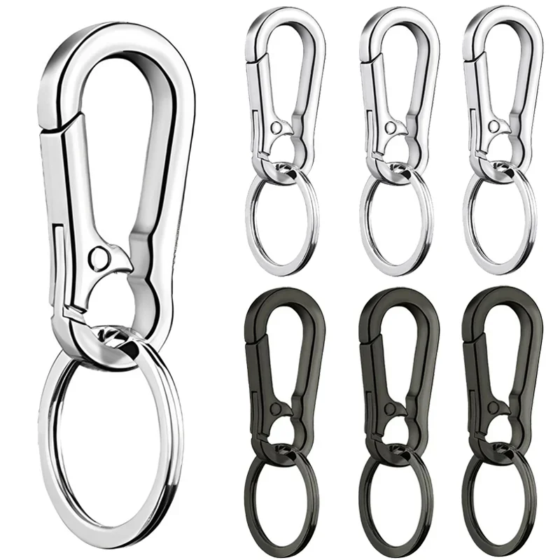 1/5PCS Gourd Buckle Keychain Climbing Hook Car Keychain Strong Carabiner Shape Keychain Accessories Metal Vintage Key Chain Ring