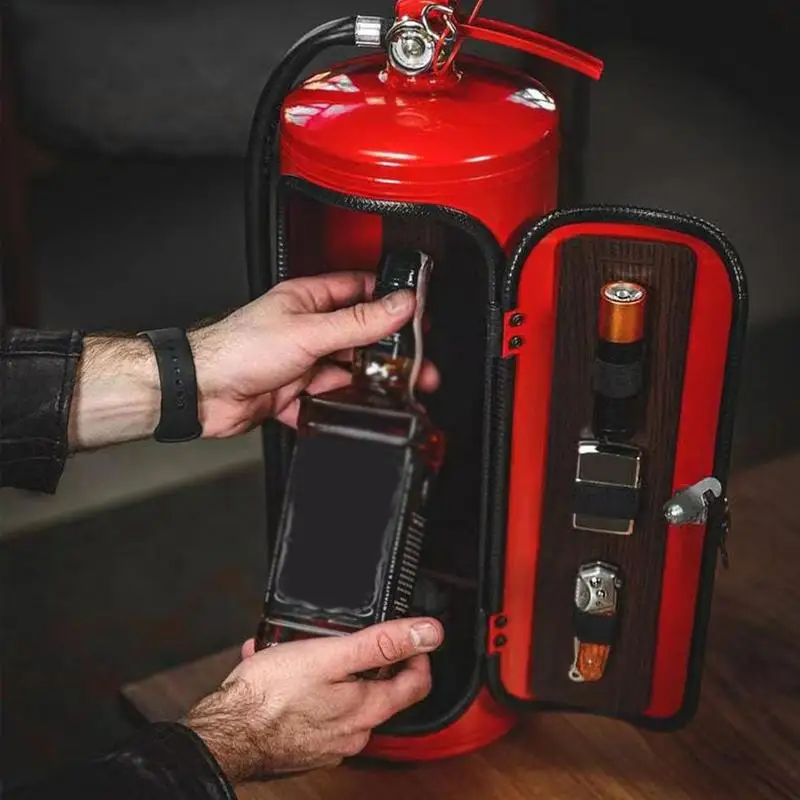 Gabinete de vino con forma de extintor de incendios, Mini Bar para amantes del whisky, decoración de escritorio, gabinete de Bar creativo, novedad