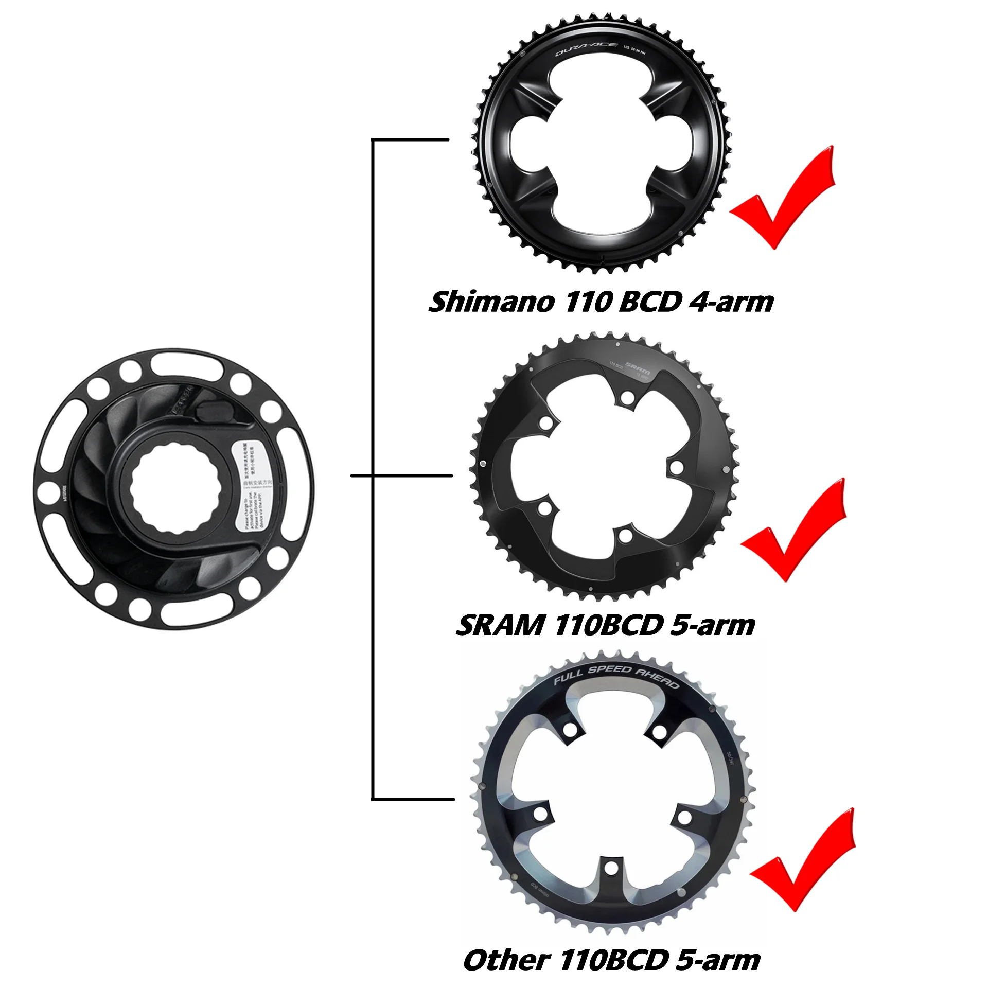 ZRACE UNCHINED Power Meter Crank Carbon Fiber Road Race DUB - Image 6