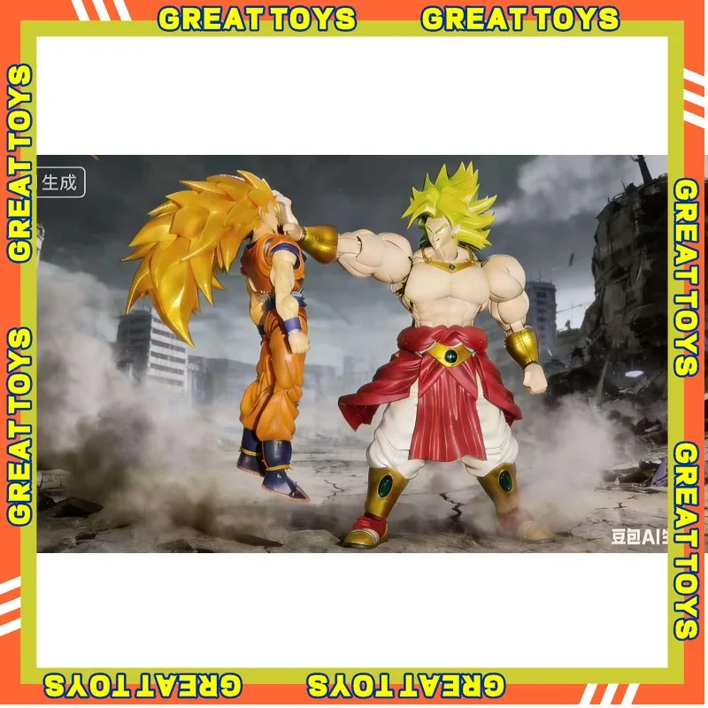 En stock: Réplica GM Studio 1/1 KONG Edición Mejorada, entrega el 30 de julio. Dragon Ball SHF3.0 Broly Legend 3 Form Debut 26-28CM