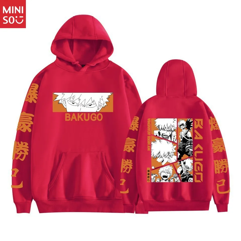 

Miniso Riman Cartoon Animation Series Hooded Sweater Ghost Destroyer Blade Hero Academy