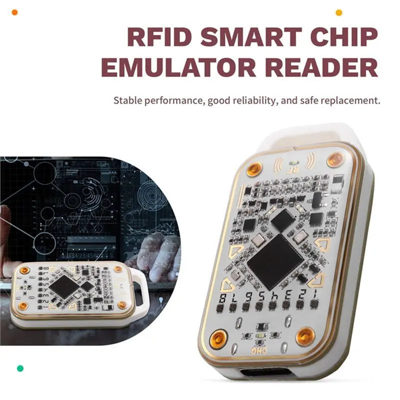 【CYBER MONDAY】Chameleon V3.0 RFID Smart Chip Reader+ 4Xuid Keychain Read Write 125Khz 13.56Mhz ID IC Card Smart Tag Copyer C